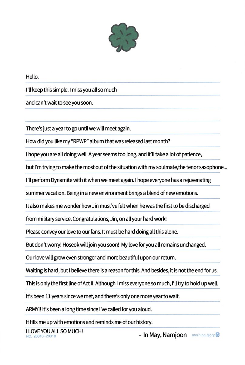 winnttaebear's tweet image. BTS FESTA LETTER A THREAD

NAMJOON                       SEOKJIN