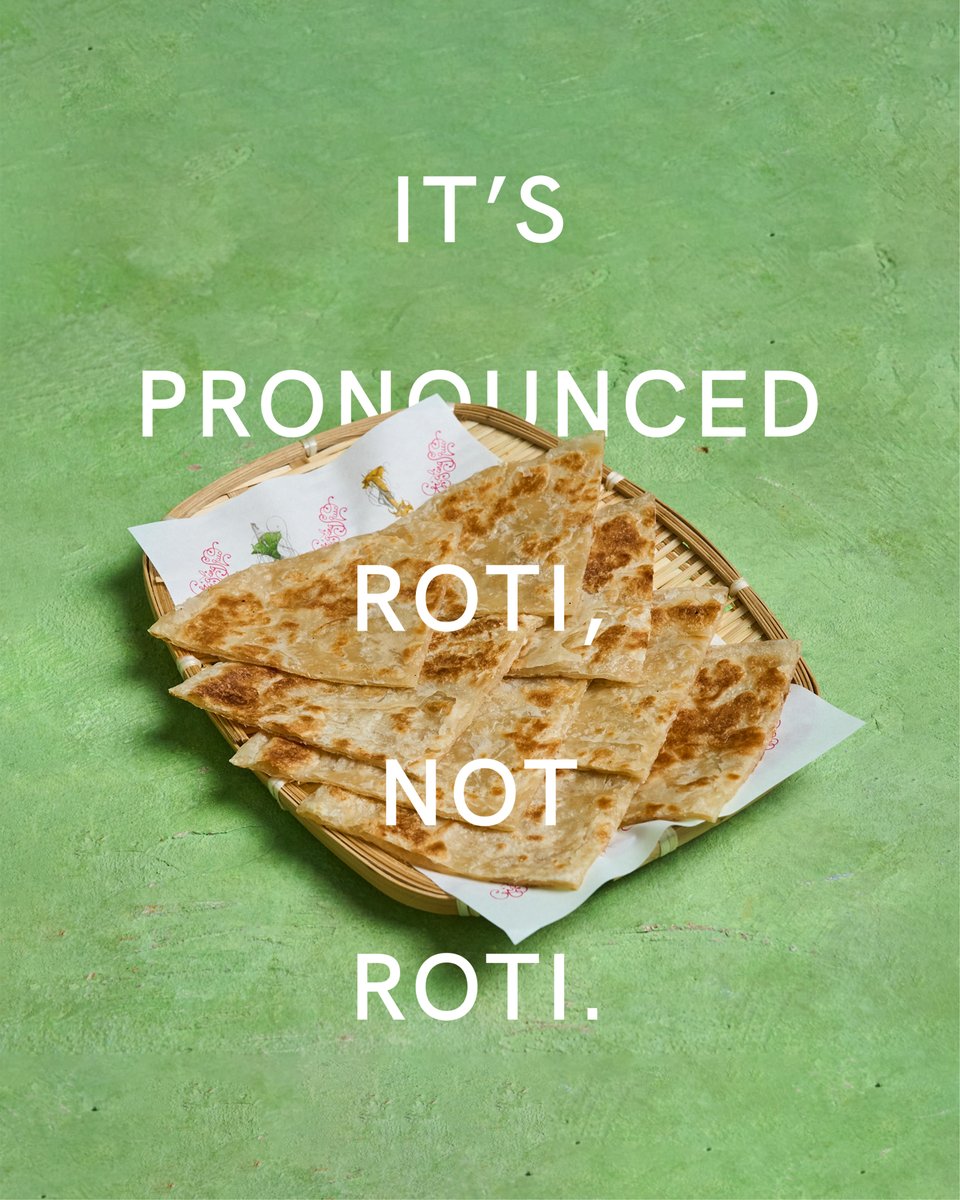 Light, golden brown, and absolutely perfect for mopping up every drop of curry.

Let us know how you pronounce it.