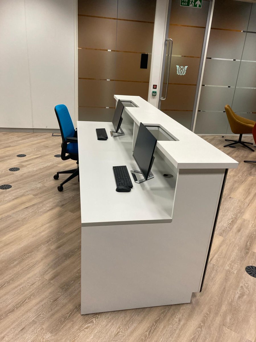 AvitaTech's tweet photo. From a sleek new reception desk with monitors, to comprehensive data cabling for the entire office, and top-notch AV equipment for the conference room – we’ve got it all covered!
 
Creating the perfect workspace, one project at a time. https://t.co/2YSzczhSE0