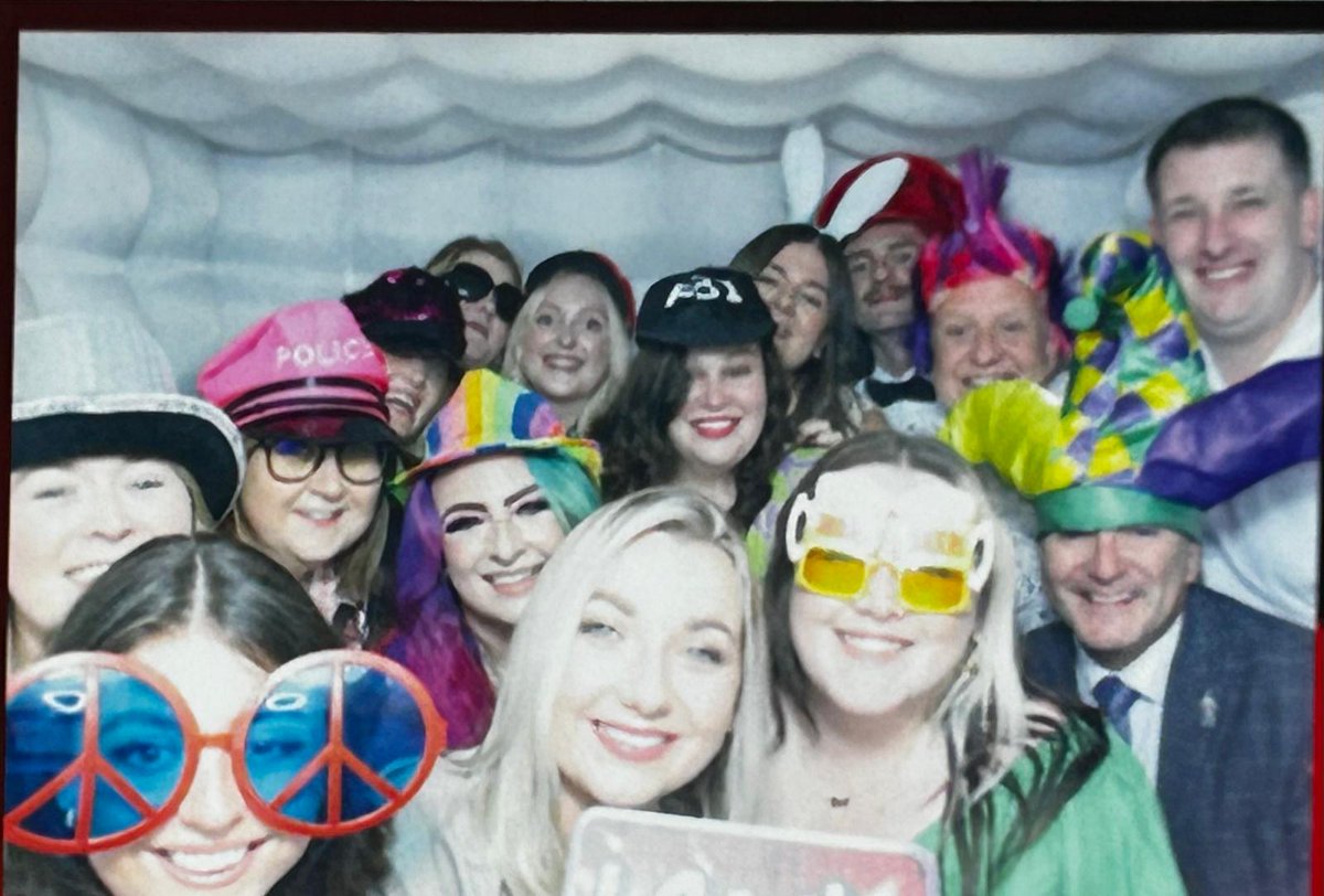 Nice to see staff wearing their weekend attire at last night's Prom.