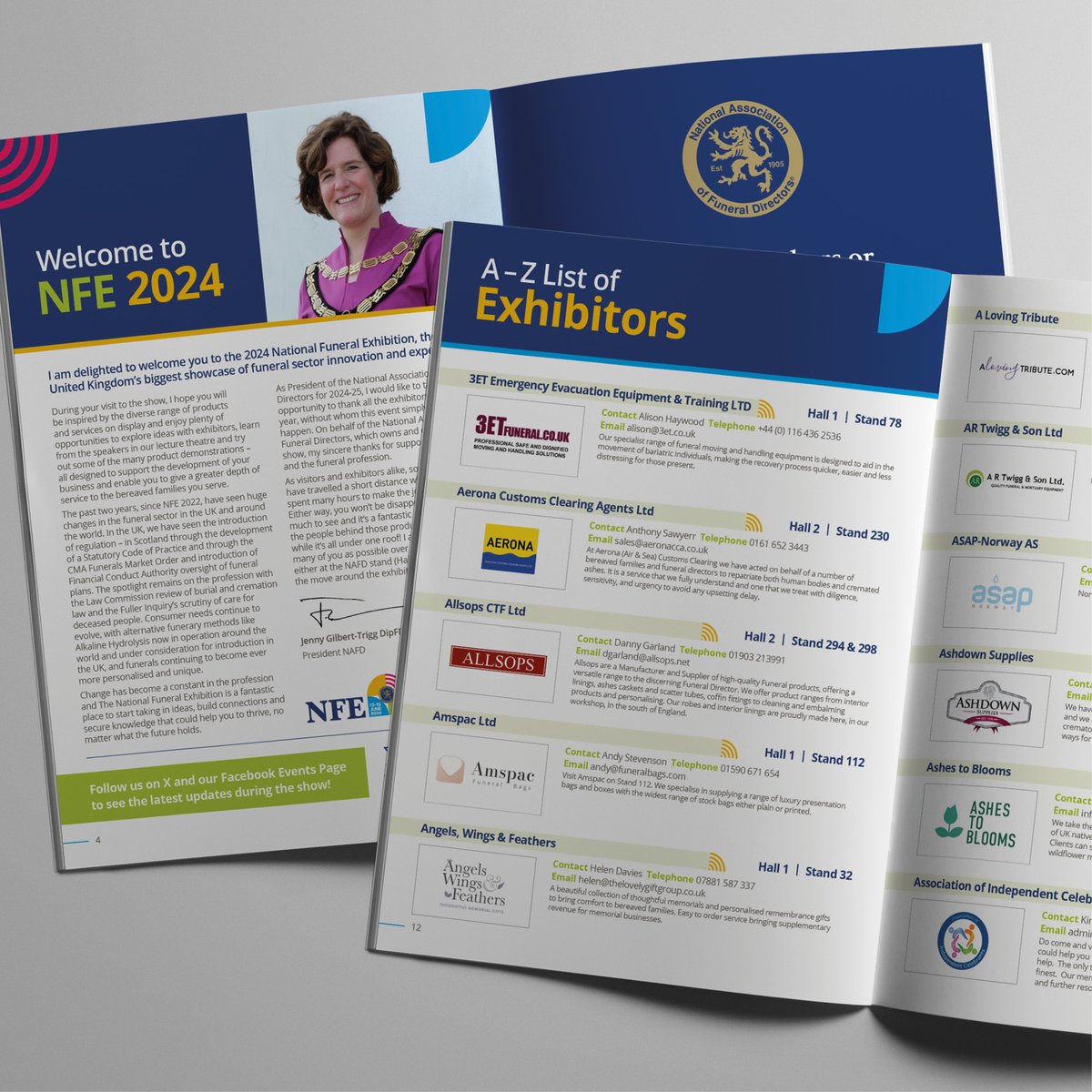 mark_atk's tweet photo. A pleasure to design the ShowGuide for #NFE24 which gets underway today.  #brochures #graphicdesign https://t.co/3A3kXAUY5f