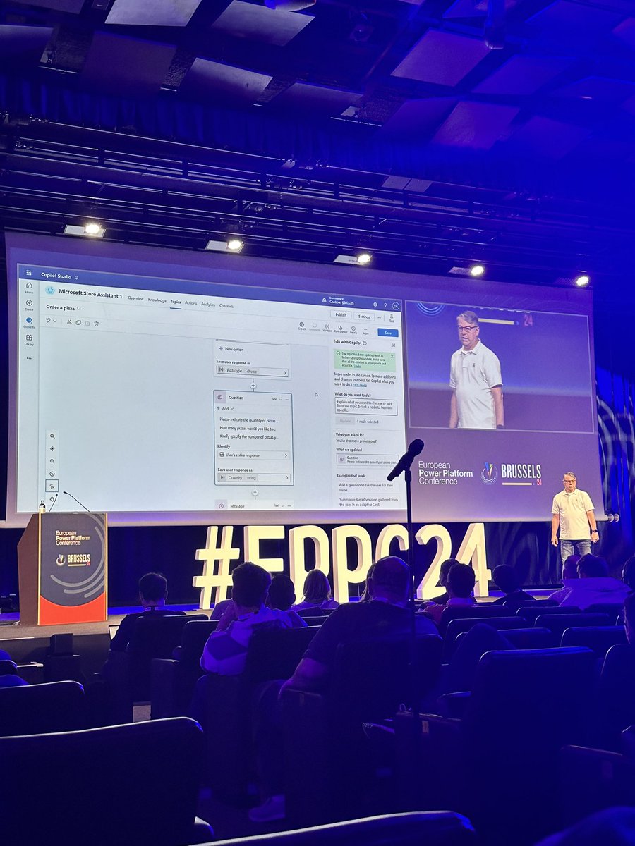 aprildunnam's tweet photo. Excellent deep dive into building copilots with Copilot Studio from @Dewain76! Great way to close out an amazing #EPPC24 π https://t.co/Yxgtdvopfn