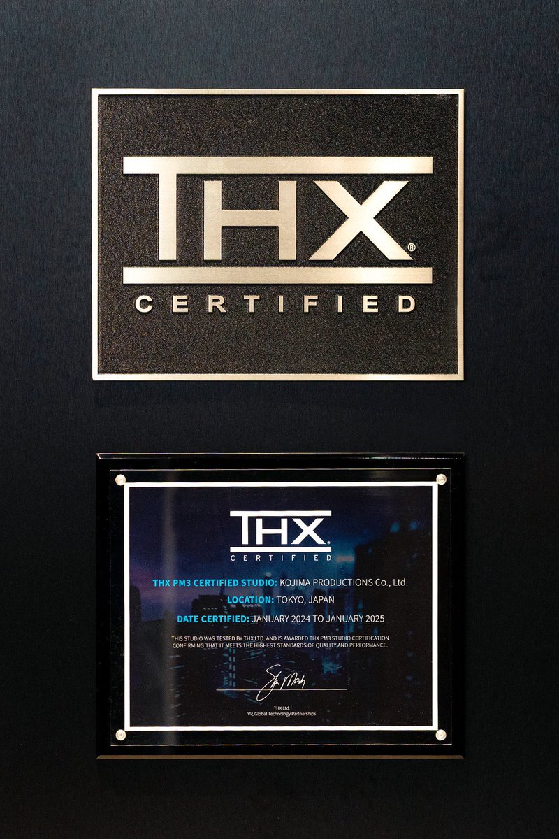 HIDEO_KOJIMA_EN's tweet photo. In honor of Kojima Productions receiving THX certification for acoustic technology quality control standards, I’m going to rewatch “THX 1138” directors cut. https://t.co/4c5kxc3FLU