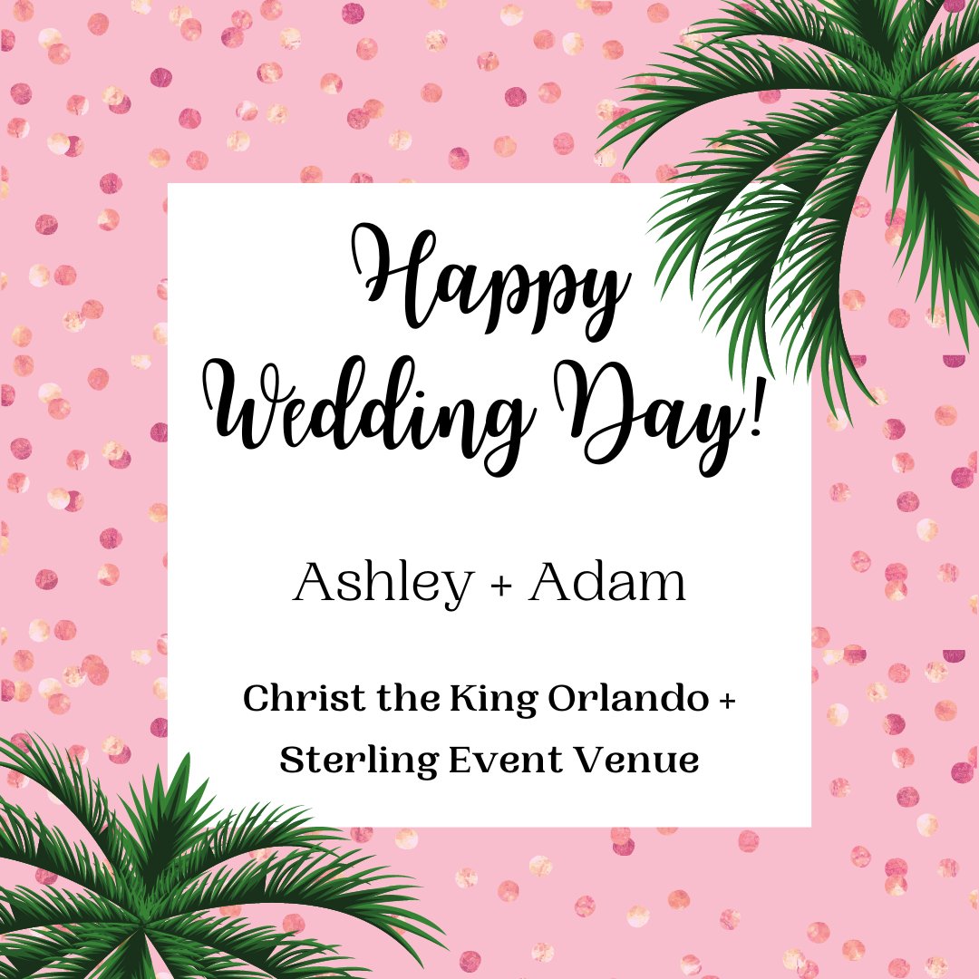 YourSEEvent's tweet photo. Happy Wedding Day to Ashley + Adam 🤩

#simplyenchantedcouple #simplyenchantedevents #simplyenchantedbride #orlandowedding #orlandoweddings #orlandoweddingplanning #orlandoweddingplanners #floridaweddings #floridawedding #floridaweddingplanner #weddingpro #orlandoweddingpro https://t.co/kuQjxF4pwO