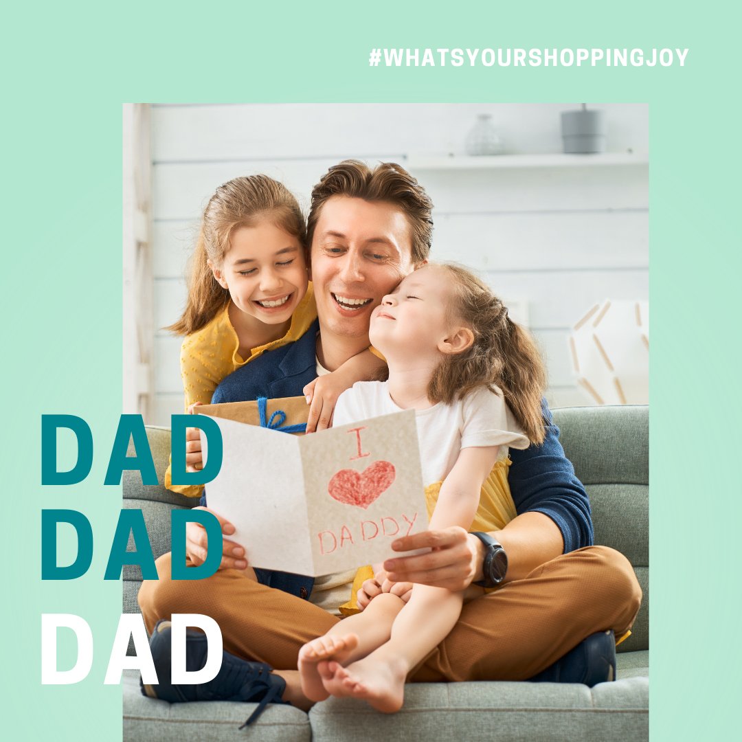 🤔Have you gotten anything for Father’s Day yet? Stop by The Centre for all your Father’s Day gifts! 🎁 Plus, while you are here, scan the QR code and enter our Father's Day contest.

#HappyFathersDay #FathersDay #Father #Dad #FathersDayGift  #WhatsYourShoppingJoy