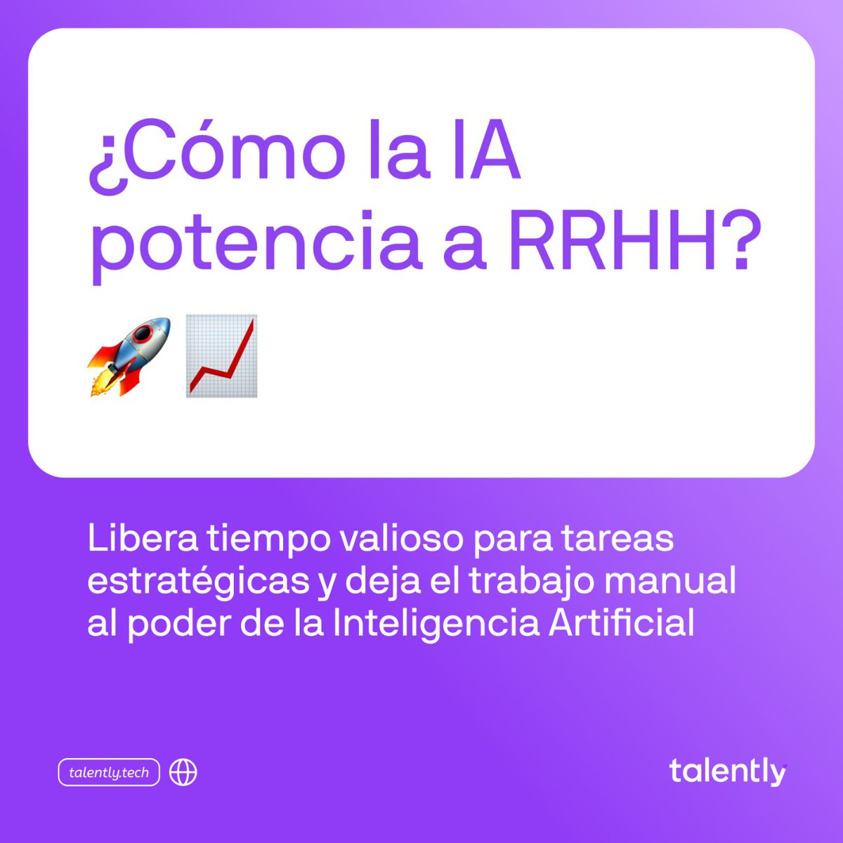 TalentlyTech's tweet image. 🤖❌ La IA nunca hará mejor el trabajo que 👨🏻‍💻✅ un reclutador de talento... pero puede potenciarlo de maneras increíbles 🚀✨

#Reclutamiento #InteligenciaArtificial #Talento #RecursosHumanos #Innovación

¡Nos vemos!