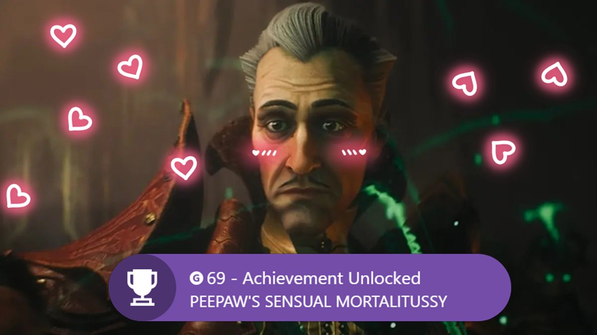 I discovered the achievement for Emmrich's romance

(I'm so sorry or you're welcome)