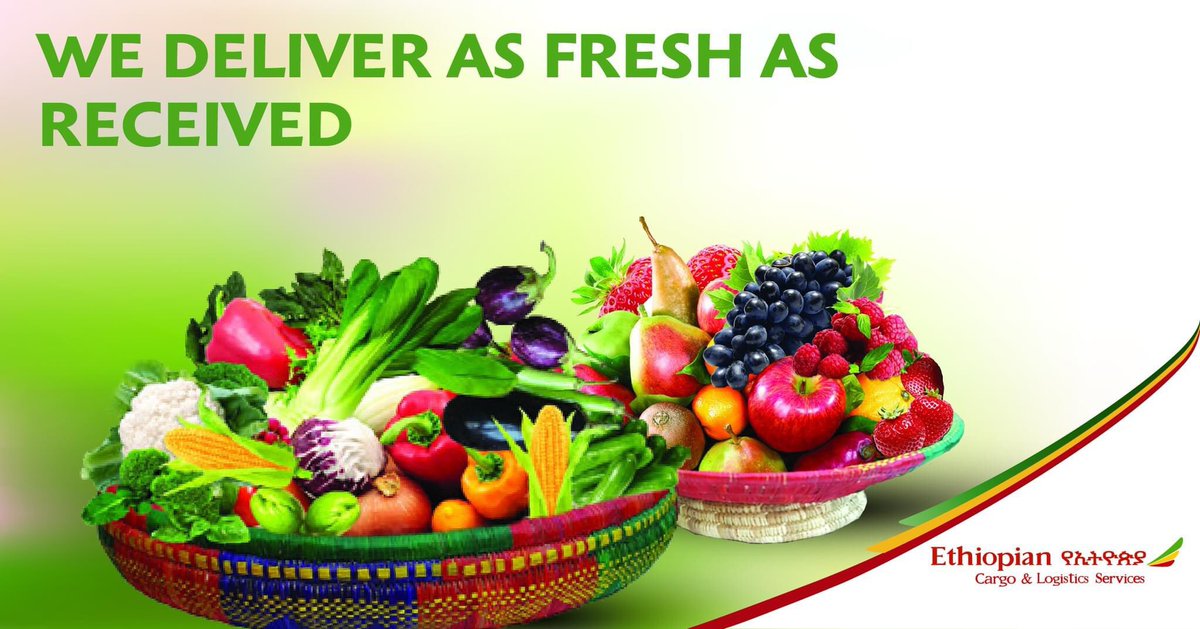 flyethiopian's tweet photo. With a solid history of ensuring #safe and #timely delivery of temperature-sensitive cargo, #Ethiopian Cargo is dedicated to providing reliable and efficient logistics solutions for your perishables.
#Ethiopiancargo #Perishablecargo #Freshdelivery #Cargowithcare https://t.co/ogrdOHOmil