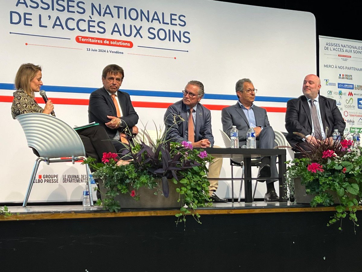 🎤Aux assises nationales de l’accès aux soins : « La santé sans médecin, on fait comment ? »

Merci à Philippe Gouet Président de <a href="/departement41/">Département de Loir-et-Cher</a> pour l’invitation et l’échange avec <a href="/JMMOURGUES/">Jean-Marcel Mourgues</a> VP <a href="/ordre_medecins/">Ordre des Médecins</a> et Omar Beloucif <a href="/GroupeLaPoste/">La Poste Groupe</a> 

Le <a href="/Syndicat_UNIPA/">Syndicat UNIPA</a> a rappelé