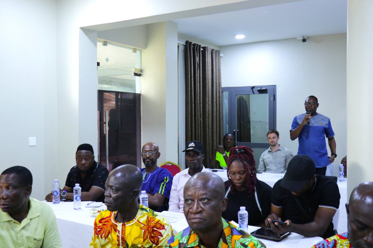 Solidaridad_wa's tweet photo. Happening Now!
1/3 @Solidaridad_wa is organizing a 2-day learning exchange workshop for various stakeholders in Ghana’s #gold sector as part of the “Promoting Mercury-free Gold Processing in Small-Scale Mining'' project. The programme is being held in the Western Region of Ghana. https://t.co/XXsyDmg1YS