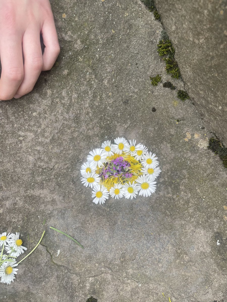 FrielArt's tweet photo. Some outdoor learning where S2 created environmental art inspired by Andy Goldsworthy!! Well done S2 🤩🦋🍃

@HolyRoodRCHigh @rood_arts https://t.co/3X86NayJnE