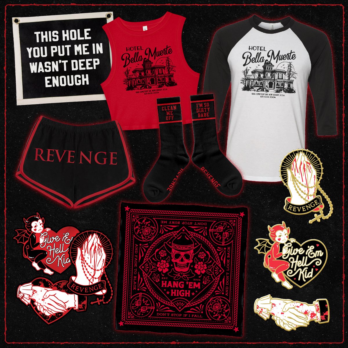 Kerin Cunningham โ
 (@kerincunningham) on Twitter photo ๐ค๐น REVXNGE Anniversary Merch Collection ๐น๐ค Now available for a limited pre0rder through June 28. ๐ค๐น REVXNGE Anniversary Merch Collection ๐น๐ค Now available for a limited pre0rder through June 28.