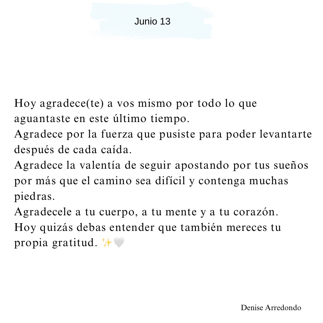 Junio 13 ✨🤍