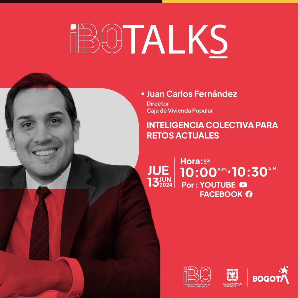 ConsejeriaTIC's tweet photo. ¡Es hoy, es hoy! 🤩
Juan Carlos Fernández (@fernandezjca), director de la @CVPBogota compartirá la experiencia implementando herramientas de innovación para aportar al consumo responsable de agua.💧
Nos vemos a las 10 en nuestra sesión de #iBOTalks🗣️
👉🏼https://t.co/vZVFtS2pA7 https://t.co/uG3C0glbaw