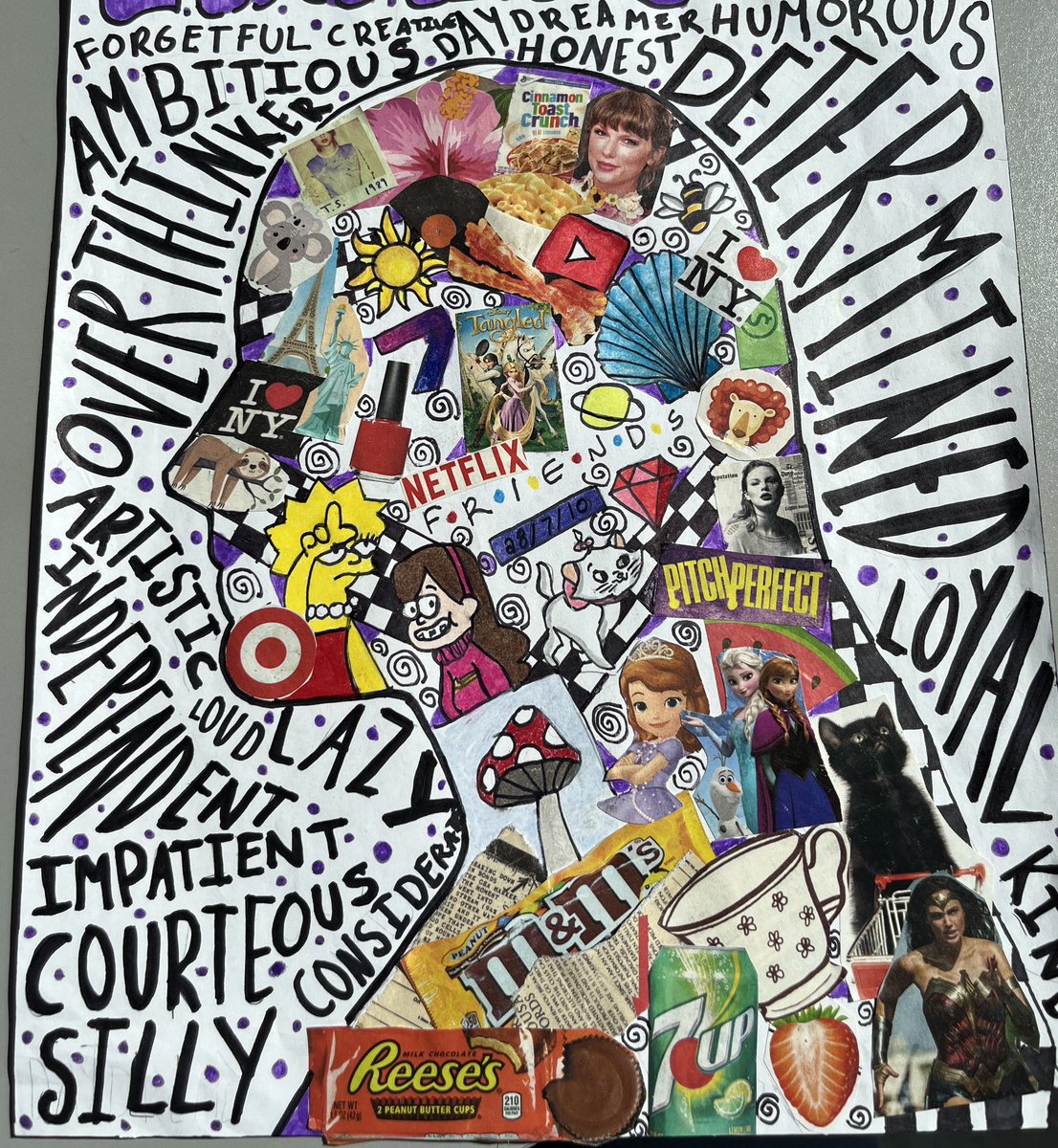 FTMoniz's tweet image. Our Graduation Art is really coming along! Such talented artists and reflective souls at @CRWPS. Looking forward to having the whole cohort of student self-portraits showcased at the event to celebrate everyone as they see themselves!🦈💙🎓🌟