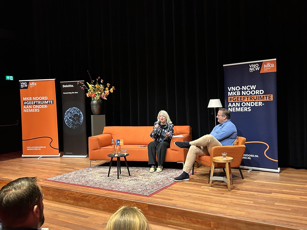 Aanwezig bij event van <a href="/VNONCW/">VNO-NCW</a> en <a href="/mkbnlnoord/">MKB Noord</a> meet the entrepreneur met Carl Holthausen in @DeLawei VNO-NCW MKB Noord #geeftruimte  namens <a href="/EV_Solutions/">EV-Solutions</a>