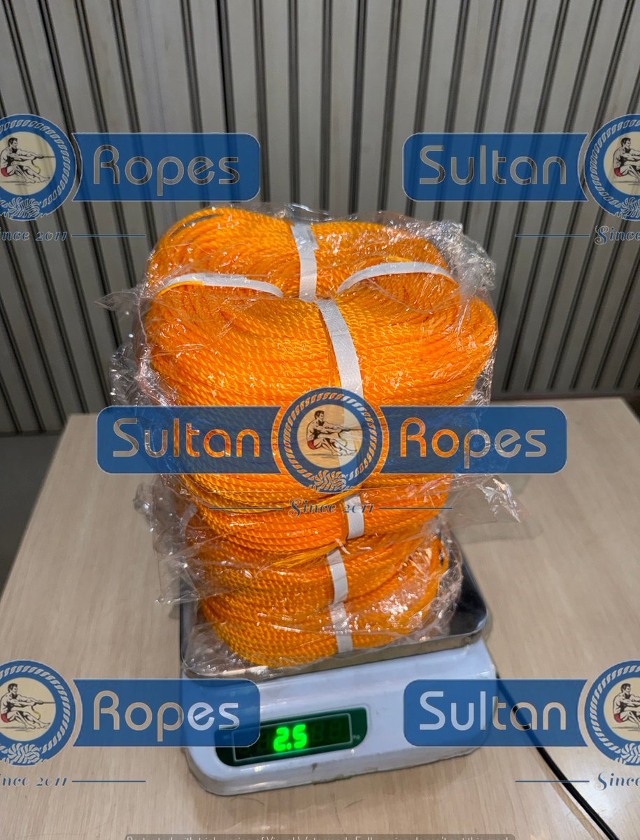 SultanRope's tweet photo. Virgin Quality Orange 2.7mm Hdpe / PP Rope
UV Resistant Superior Quality
Red,Blue,Green,Orange,Yellow,White Polyethylene rope
100 meter, 110 meter, 100 yards,200 yards,170 yards
Shiny PE Polypropylene Rope
3&amp;4 Strand Nylon Rope
PP/PE Rope
Pp Rope Manufacturer &amp; Exporter https://t.co/NaGjTwEKUi