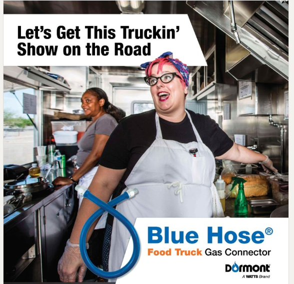 Contact Griffin today for more information on the Dormont Blue Hose Food Truck Gas Connector.
#Repost
Rated for temperatures as low as -10° F (-23° C) and featuring an enhanced coating for UV and antimicrobial protection.