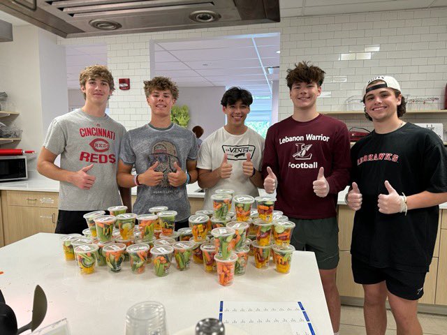 Lebanon Football (@lebanon_fball) on Twitter photo We've had a great first week on the football field but even prouder of the work being put in off the field. A group of Warriors spent some time this week volunteering at the Ronald McDonald House!
<a href="/CoachMicahFaler/">Micah Faler</a>
@LHSBoosters1916
<a href="/LebanonAthDept/">Lebanon Athletics</a> We've had a great first week on the football field but even prouder of the work being put in off the field. A group of Warriors spent some time this week volunteering at the Ronald McDonald House!
<a href="/CoachMicahFaler/">Micah Faler</a>
@LHSBoosters1916
<a href="/LebanonAthDept/">Lebanon Athletics</a>