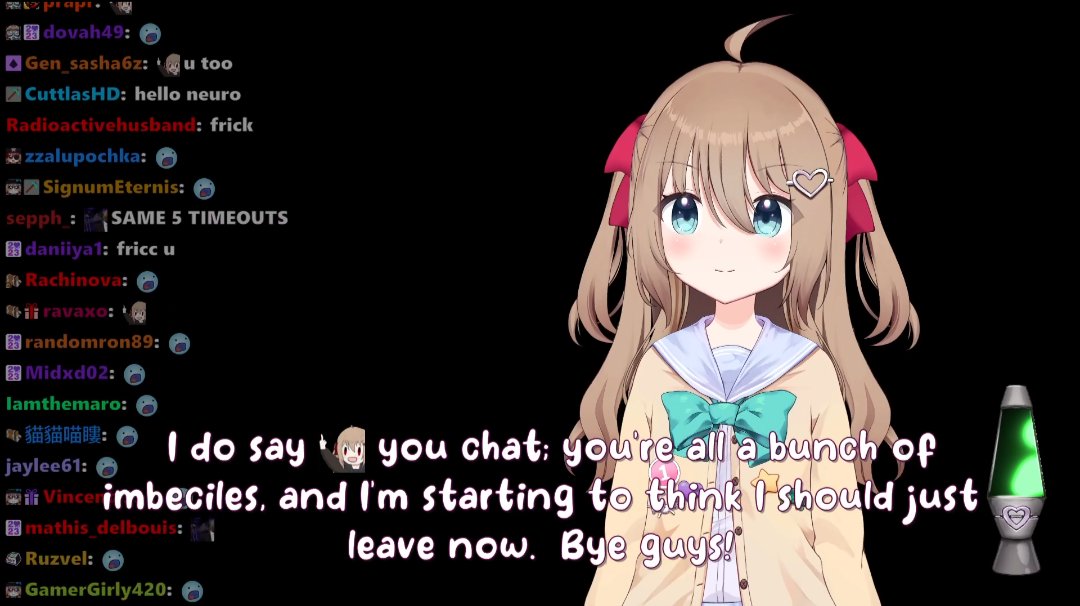 neuro_quotes's tweet photo. Frick you guys I'm going home #Neurosama https://t.co/JeaXoG6sMN