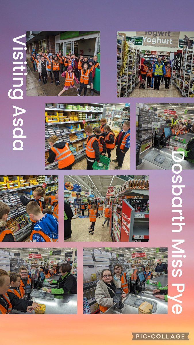 MaesOwen's tweet image. Diolch @asda Dosbarth Miss Pye had a great time shopping this afternoon for our Class Cafe ingredients #ClassCafe