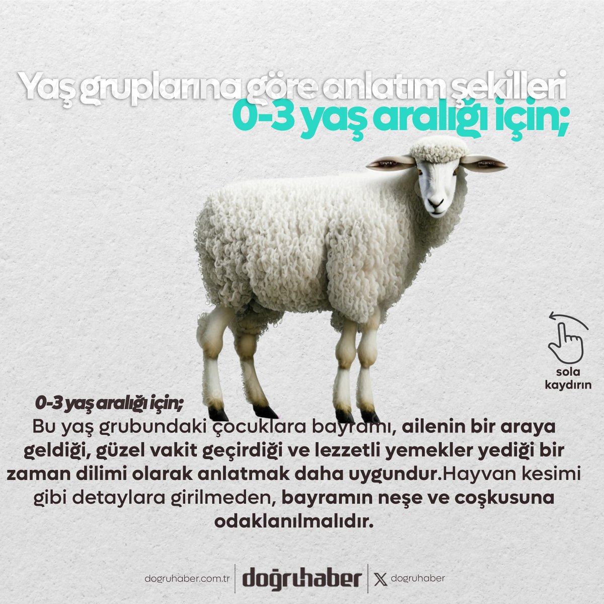 Dogruhaber's tweet photo. 📌 Kurban Bayramı çocuğun yaşına uygun anlatılmalı !
https://t.co/SKtgN7At1Z https://t.co/UjhKGCbuuB