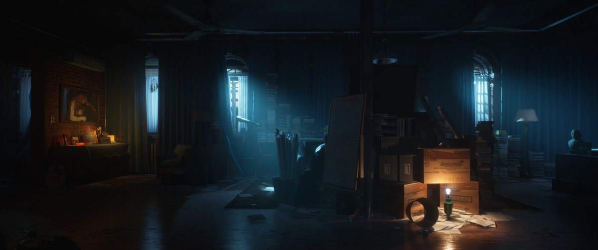 atkaygee's tweet image. Showcased publically back in 2023, here's some pre-alpha work I did on the VTM Bloodlines 2 Haven 🦇
artstation.com/artwork/xDan8X