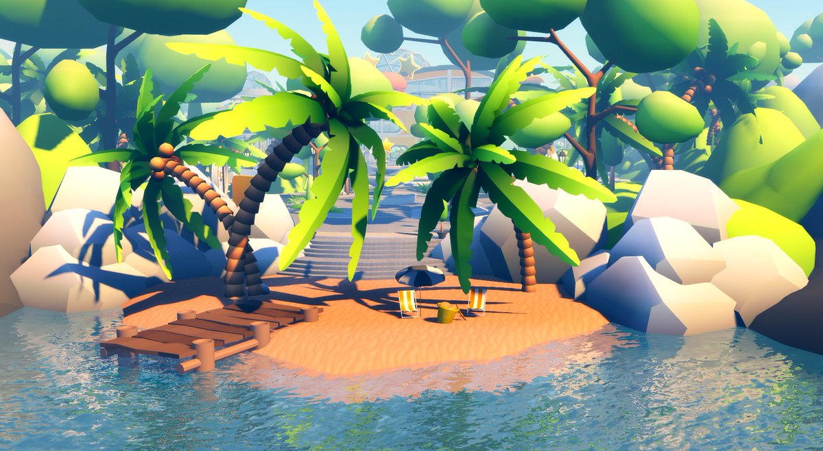 o1liencee's tweet photo. just realised I never posted this older commission I worked on with a friend, loved how the landscaping turned out ☀️🌴

all and any support is appreciated! 

#ROBLOX #RobloxDev https://t.co/TqZ01Ky6N2
