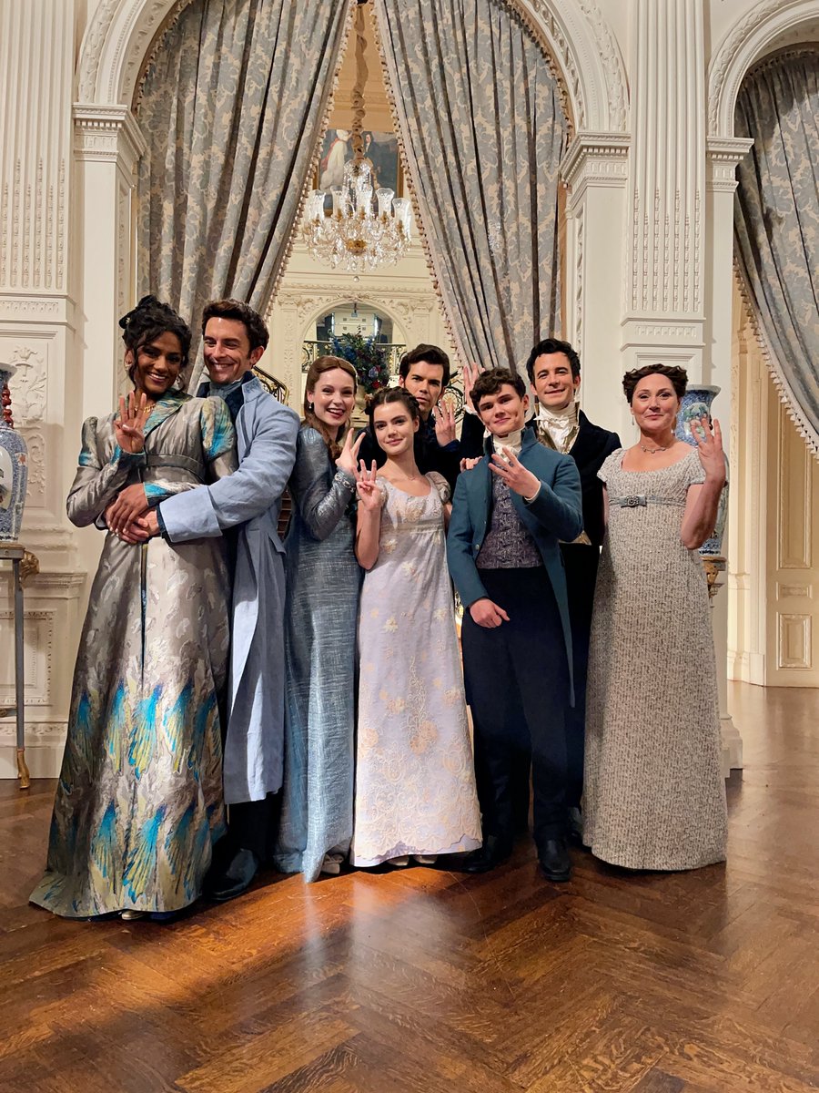 netflix's tweet photo. The Bridgerton family wants to know your favorite part of Season 3 so far https://t.co/PFbCuoqQ0b