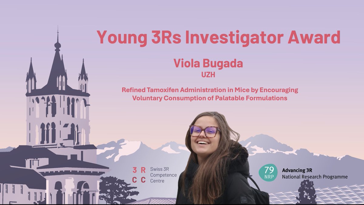 Swiss3RCC's tweet photo. We congratulate the recipients of the 3Rs Award and Young 3Rs Investigator Award 2023! Thanks to the support of NRP 79, we for the first time are able to give out two young investigator awards this year! @UZH_ch #Swiss3RsDay2024 #3RsDay #NIDEA https://t.co/UDrKibZqzs