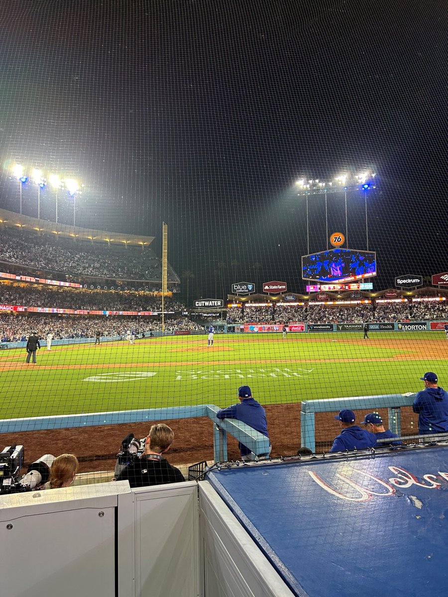 CapRealtyInc's tweet photo. Let's Go Dodgers! Could not have asked for a better afternoon and evening at Dodger Stadium. Batting practice, pretty special seats behind the dugout and a fantastic game - 4 homers in one evening! Big win for Dodger Blue! 

#realestate #friends #golf #baseball #dodgers https://t.co/DUnigdHQK7
