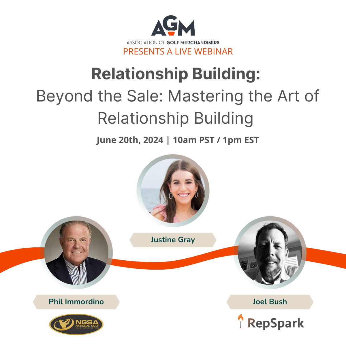 repsparkhq's tweet image. Relationships, the key towards long-term growth.

Join us and learn all about transitioning from mere transactions to forging lasting relationships.

We hope to see you there!
hubs.ly/Q02zQyP20
#SalesRep #GolfWebinar #NGSA #RepSpark #AGM #SaasSolutions #B2BPlatform #ROI
