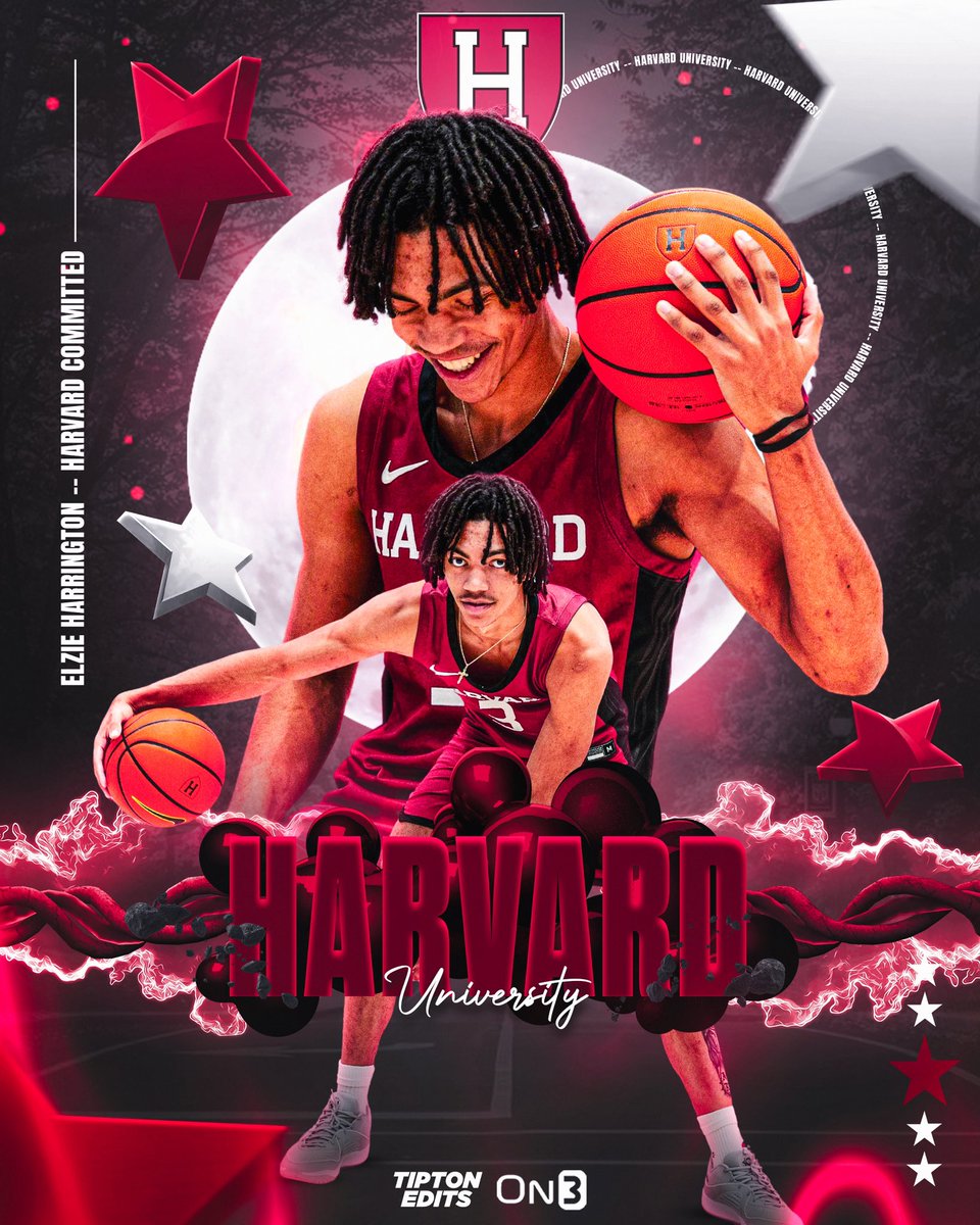 Joe Tipton (@tiptonedits) on Twitter photo NEWS: 2025 four-star guard Elzie Harrington, a top-50 recruit nationally, has committed to Harvard, he tells <a href="/On3Recruits/">On3 Recruits</a>.
Story: on3.com/college/harvar… NEWS: 2025 four-star guard Elzie Harrington, a top-50 recruit nationally, has committed to Harvard, he tells <a href="/On3Recruits/">On3 Recruits</a>.
Story: on3.com/college/harvar…