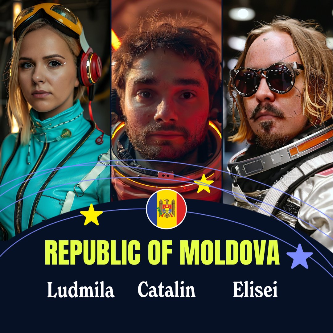 euneighbours's tweet image. 🚀 Ready for an epic journey? Say hello to the fantastic trio from Moldova! 🇲🇩 Meet Ludmila, Catalin, &amp;amp; Elisei who join the #StarQuest in 🇱🇻 Riga &amp;amp; 🇨🇿 Prague next week!
🔗 Learn more about how they will #ShapeYourFuture with 🇪🇺 the EU ➡️ euneighbourseast.eu/shapeyourfutur… 
#EUOpportunities