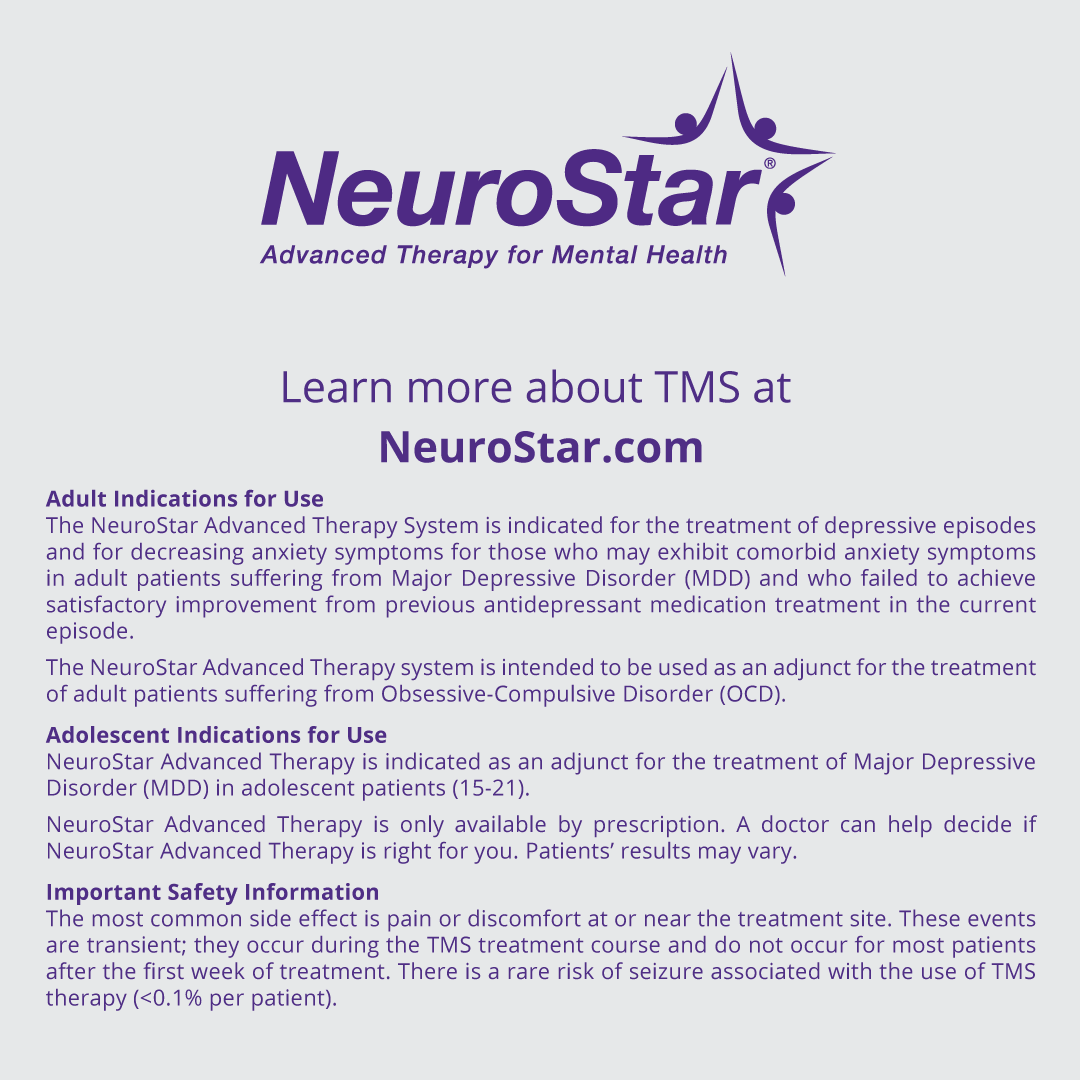 TMSTherapy's tweet photo. At Neuronetics, we're dedicated to leading the evolution of best practices in TMS through our proprietary TrakStar® patient data management system. Learn more in our press release here https://t.co/v5OmRoLV3p 

#NeuroStarTMS #TMSTherapy #MentalHealthInnovation #ClinicalExcellence https://t.co/Mf6HJT7P9o