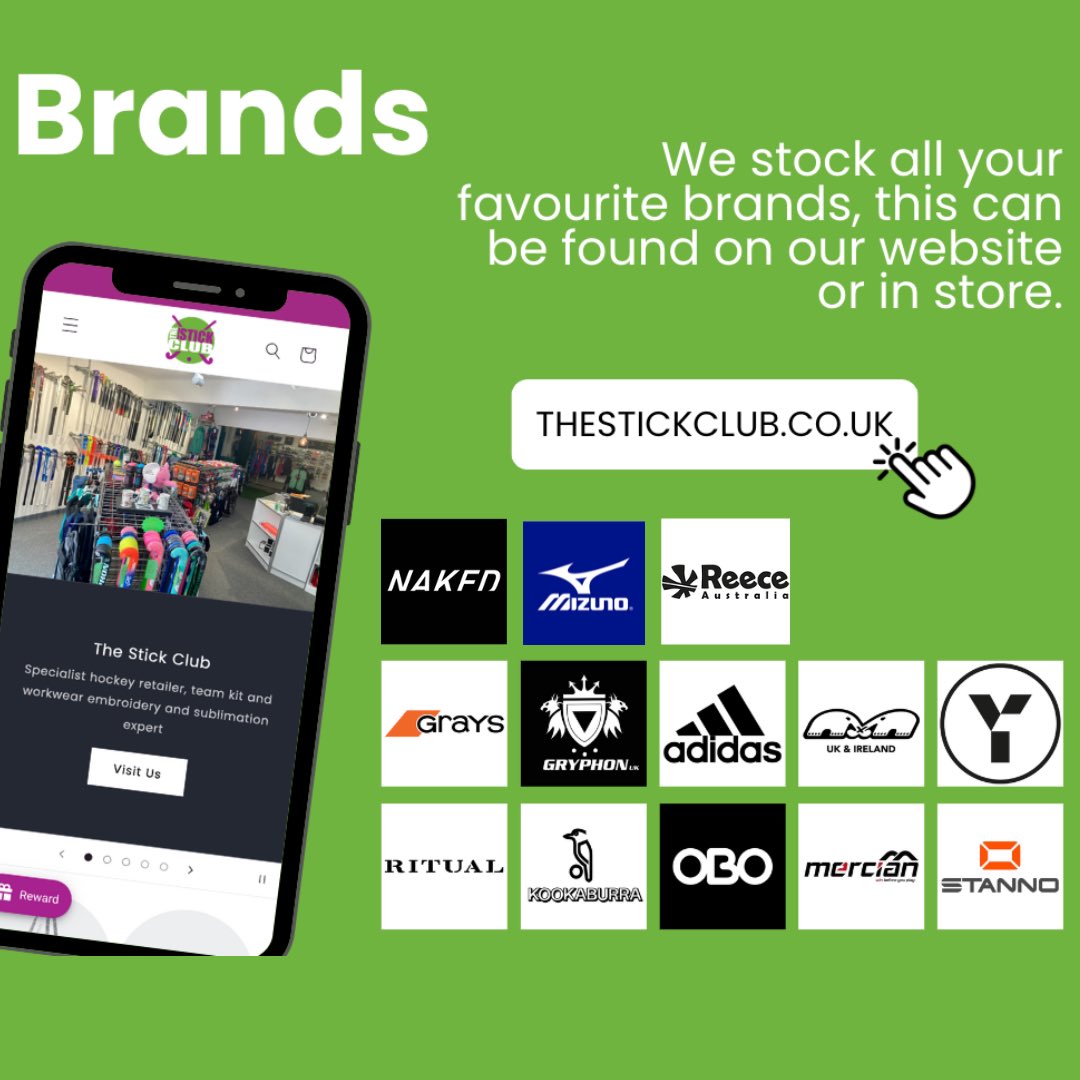 We stock all your favourite brands and many more. Check out our website or come in store and we might have the thing just for you. #brands #hockeystick #hockeyshoes #hockeyplayer #hockeygoalie #performancehockey #trybeforeyoubuy