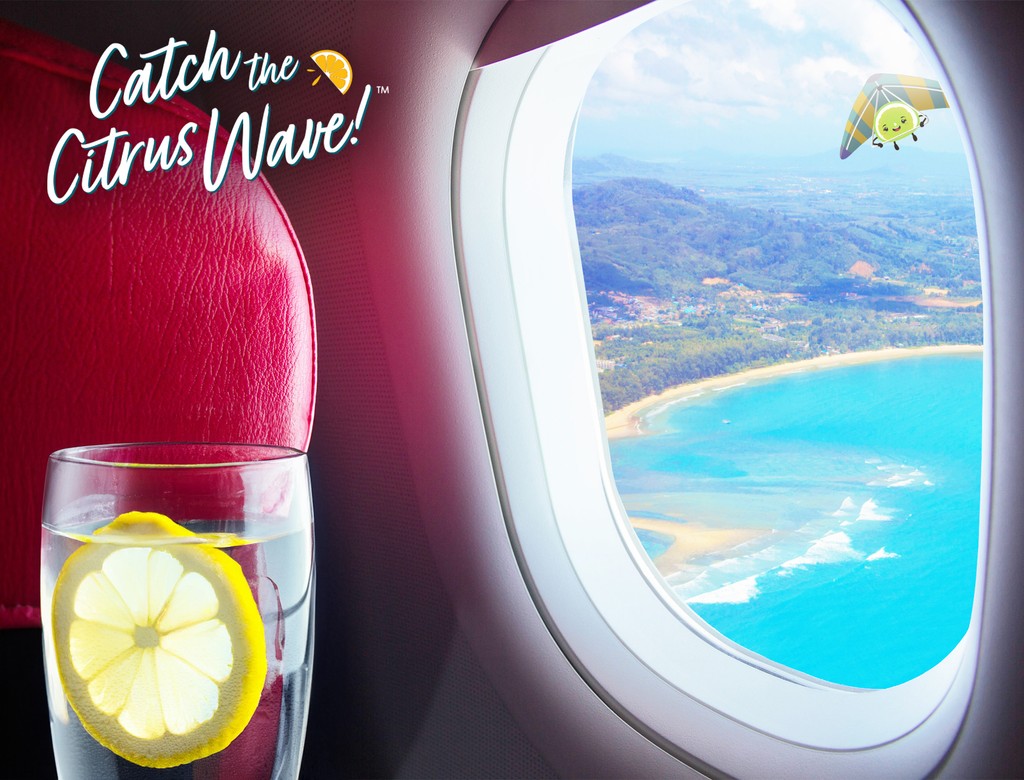 With summer travel resuming, the true sign of luxury is having a lemon wedge on the plane. A fresh squeeze of lemon can brighten anyone's day and provide a much-needed, natural energy boost during a grueling trip. Enjoy the zest of life, even at 30,000 feet!⁠ 🍋✈⁠