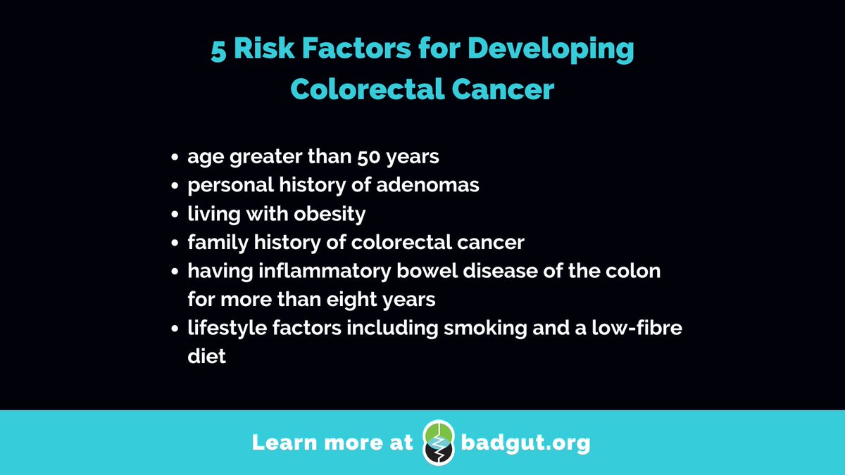 Inside Facts
badgut.org/information-ce…

#cancersucks #colorectalcancer #IBD #diet #cancerrisks #cancer #obesity #aging