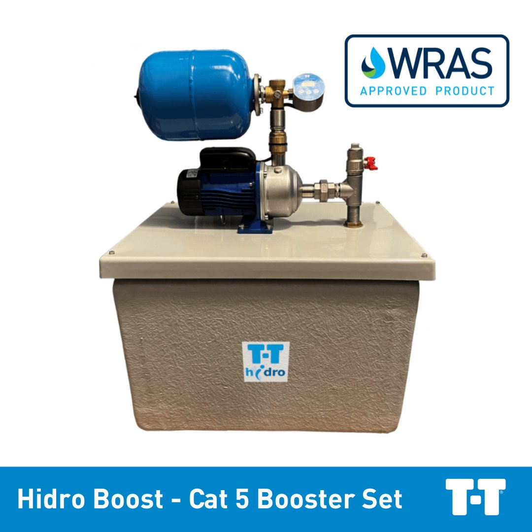 The Hidro Boost Cat 5 is a complete clean water pressurisation unit designed and built in the UK for:

• Commercial developments
• Flats, offices, schools and hospitals
• Irrigation

Find more details online - ttpumps.com/products/pumps…

#ttpumps #waterboosting #cleanwaterpump