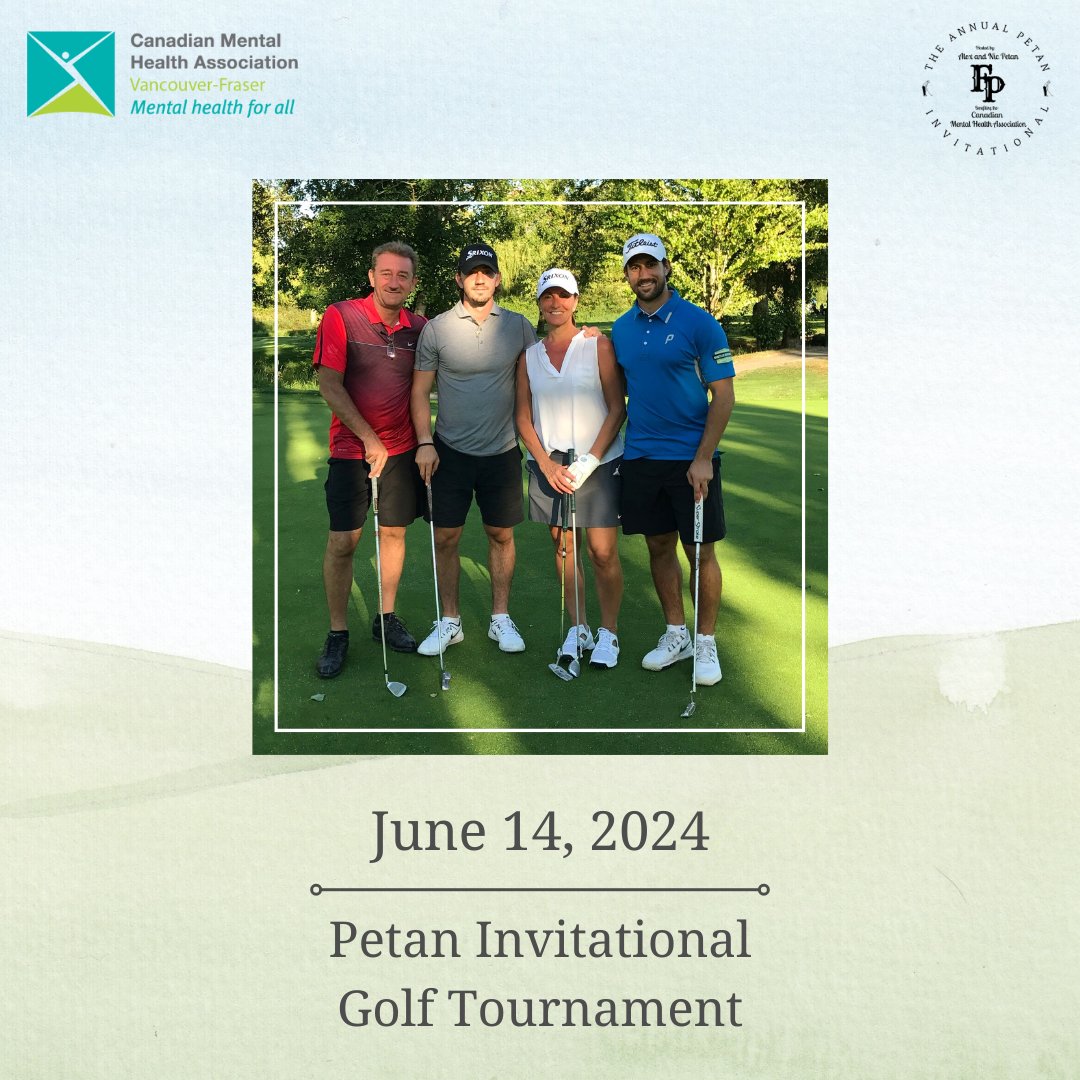 Tomorrow is the 4th annual Petan Invitational Golf Tournament! 🏌️We are extremely grateful for the Petan brothers’ dedication to raising funds that will go towards community mental health programs.
⛳  Donate here: bit.ly/DonatetoPetanI…
