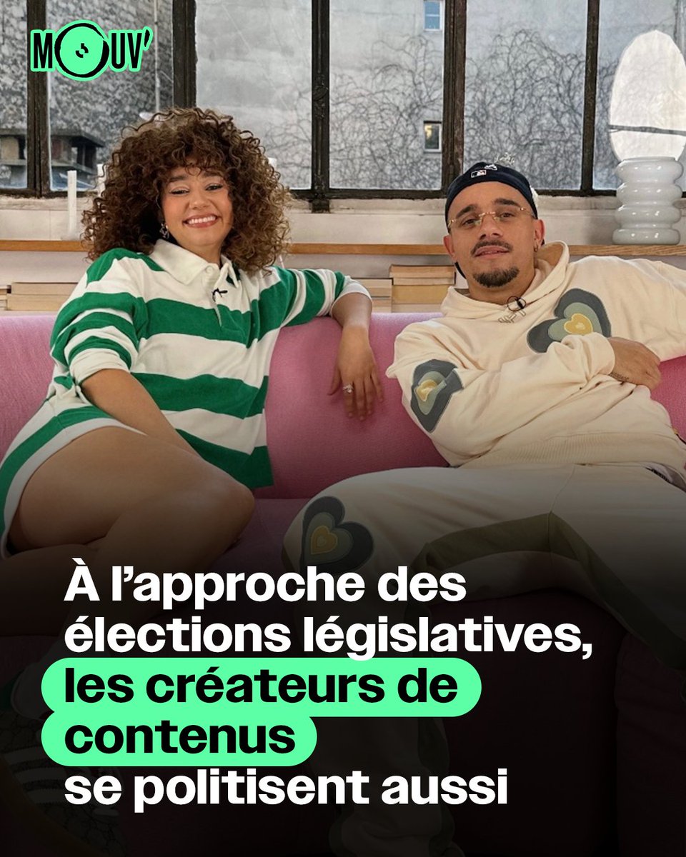 Mouv' (@mouv) on Twitter photo THREAD. Focus avec <a href="/Marion_Ppn/">Marion Pépin</a> sur les influenceurs et créateurs de contenus pendant les élections législatives.
Si certains restent silencieux, d’autres prennent la parole à coup de posts et de stories THREAD. Focus avec <a href="/Marion_Ppn/">Marion Pépin</a> sur les influenceurs et créateurs de contenus pendant les élections législatives.
Si certains restent silencieux, d’autres prennent la parole à coup de posts et de stories