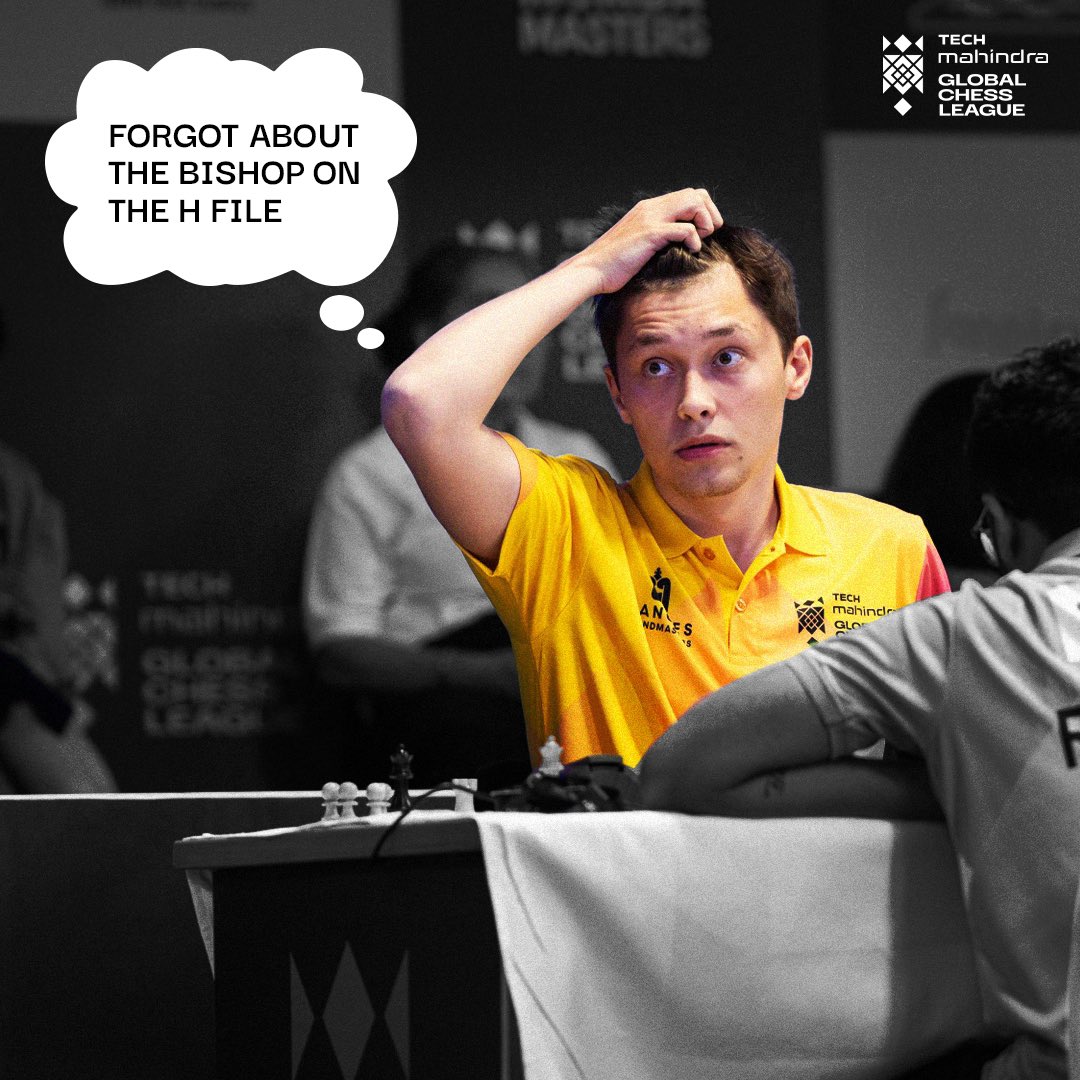 GCLlive's tweet image. EVERY-TIME! 🫠

#GlobalChessLeague #GCL