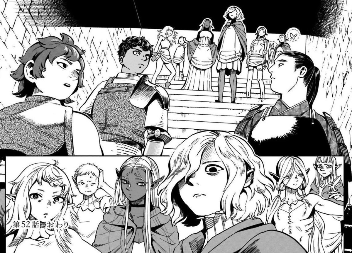 カナリア隊の皆さんが5割増しで怖くなってる #ダンジョン飯