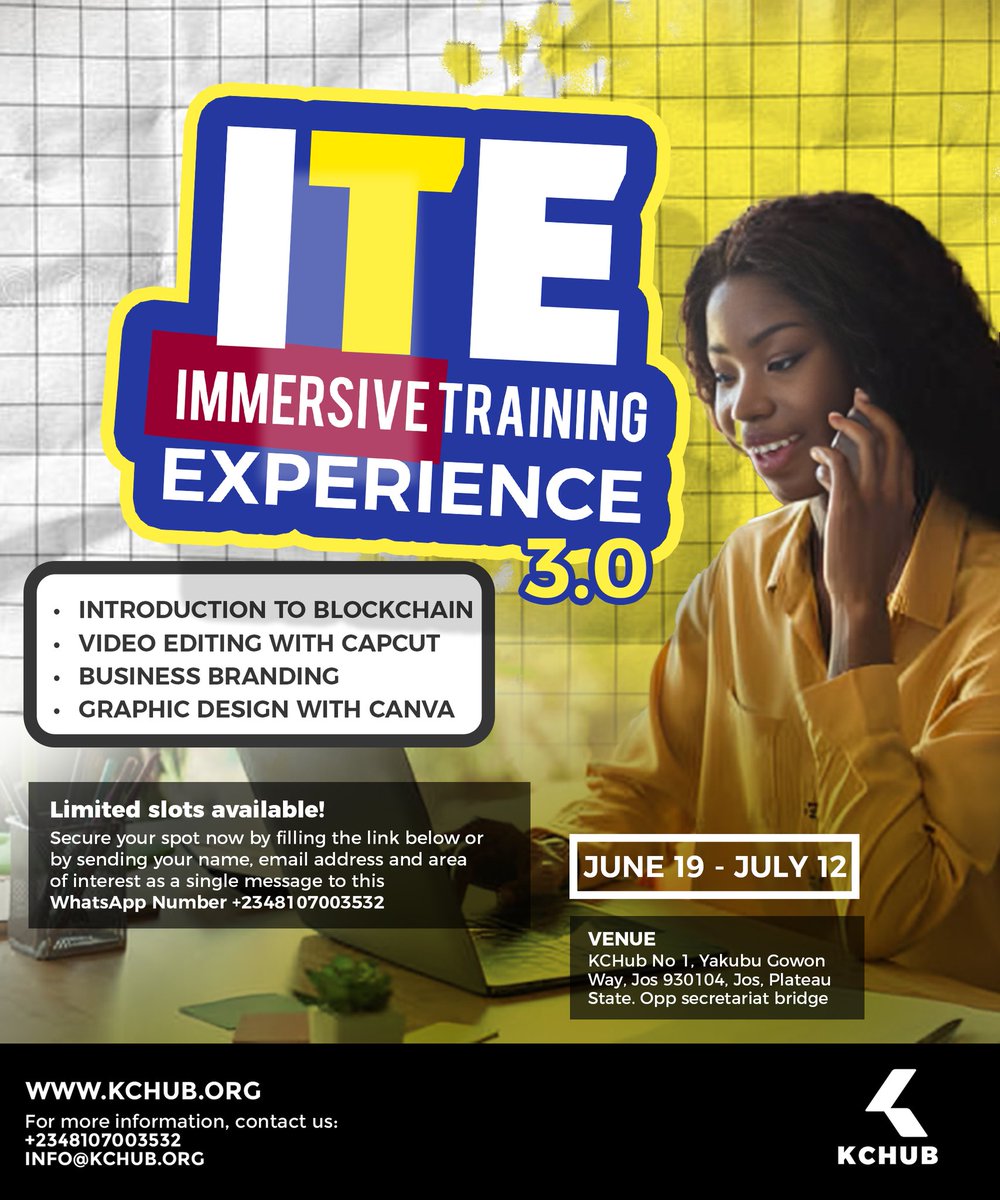 kchubng's tweet photo. Hi Kreatives, we hope that we didn't keep you waiting? ☺️🤭 You kept asking us "When is the next training", a countless bunch of times and finally, it is here for you. Behold, the long-awaited ITE 3.0 is here for you. https://t.co/cQVp3LicwC
