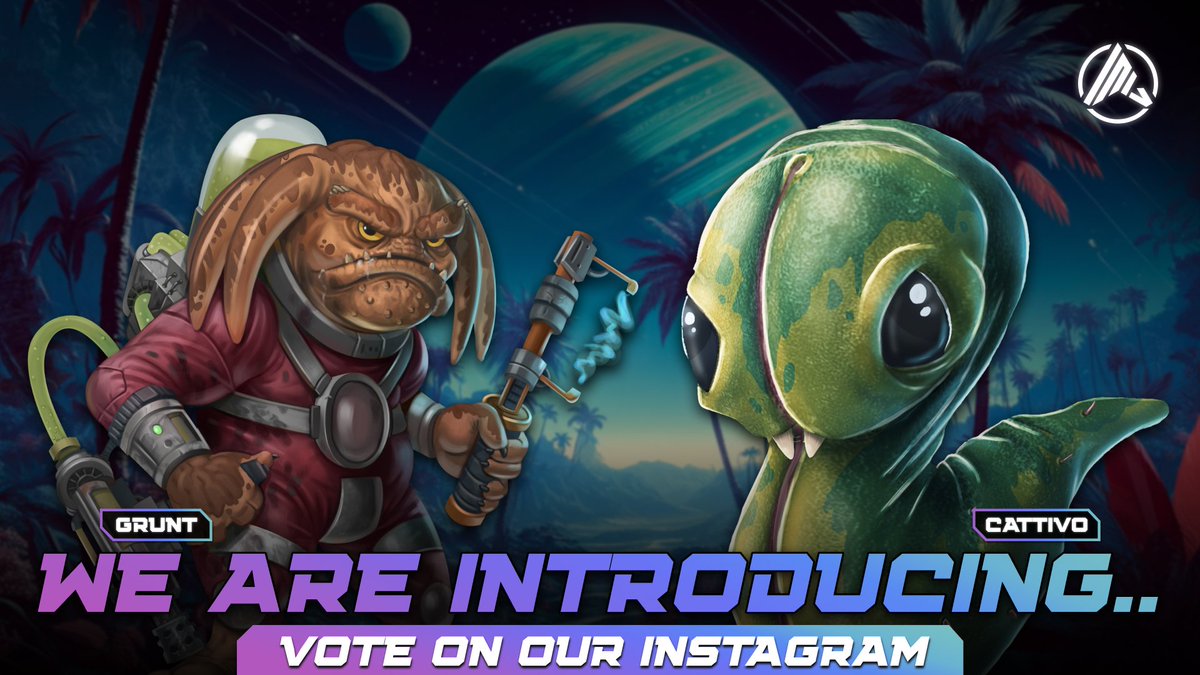 Hey #Catchers 🦾!

We're letting you decide our next enemy reveal 💫! Who should we showcase: the fierce 𝙂𝙍𝙐𝙉𝙏 or the cunning 𝘾𝘼𝙏𝙏𝙄𝙑𝙊? Head over to our Instagram and cast your vote!

Vote here 🔗 : shorturl.at/MzGHO

#ChooseYourEnemy #SpaceCatch #PollTime