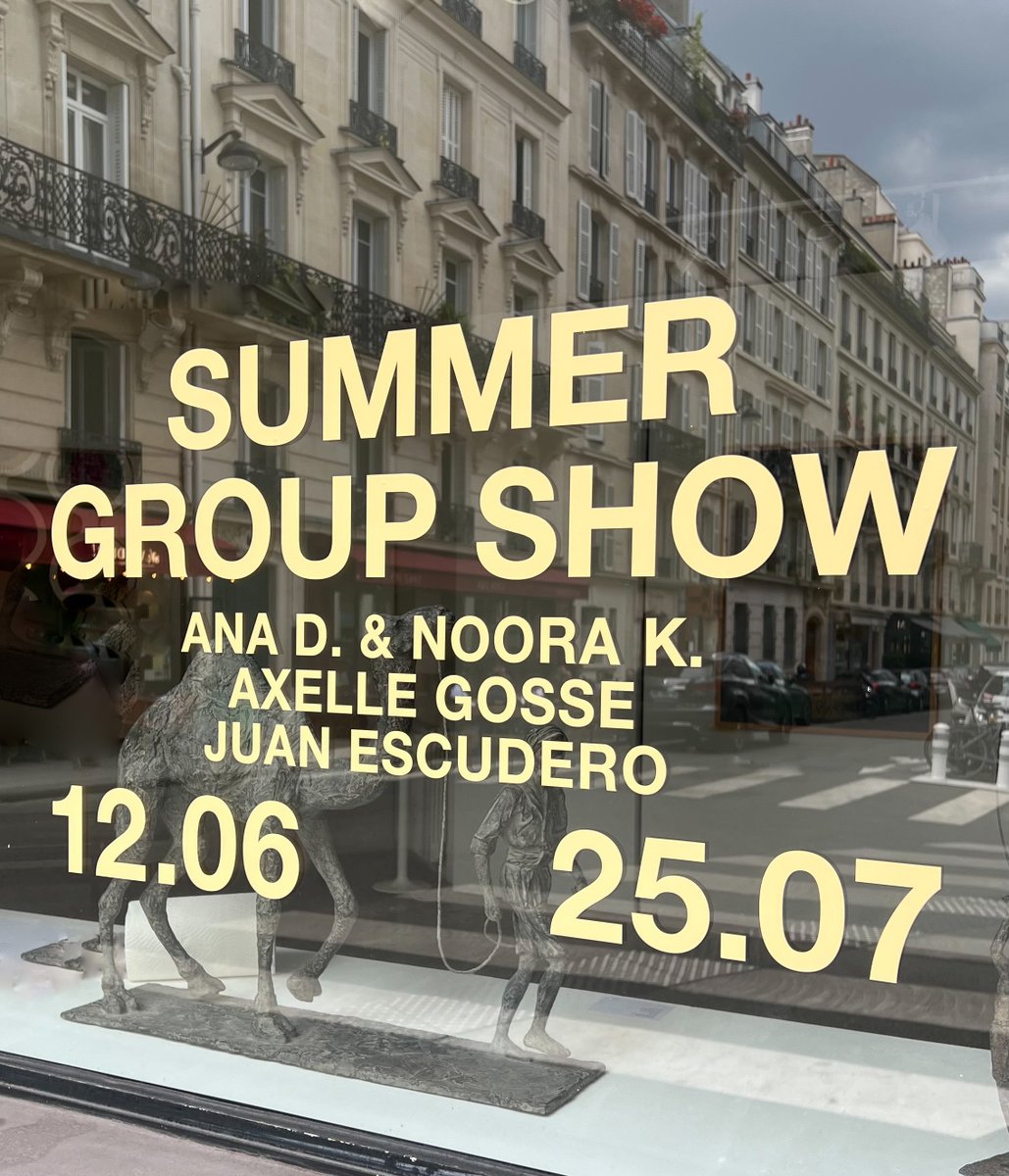 K_PLUS_Y's tweet photo. SUMMER GROUP SHOW ☀️ - 12.06 > 25.07

Thanks for coming to yesterday's opening of our new show! At the #gallery, we are exhibiting a selection of artworks by 3 #artists with lenticular works, textile motifs, and etchings on paper:  https://t.co/7dOT8JIBLr https://t.co/JnNWrpZIn8