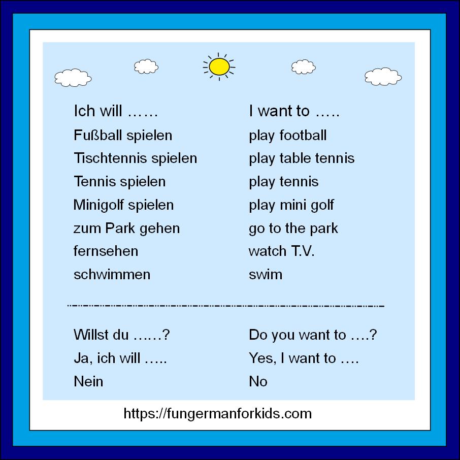 FunGerman_kids's tweet photo. On a cold June day it may not seem like it, but it will soon be summer!  And a nice summer theme for a German class is talking about what you want to do during the summer holidays!  #learnGerman #GermanForKids #teachGerman #German #GermanTeacher https://t.co/paBUKKxyjw