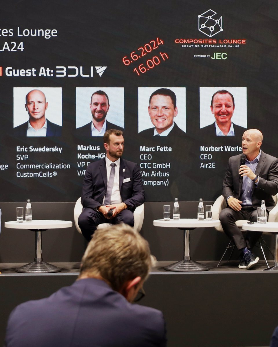custom_cells's tweet photo. We were thrilled to contribute to the panel at #ILA24. Thanks to #CompositesLounge, Ilkay Özkisaoglu , and BDLI - for organizing such a comprehensive discussion on #eAviation. 
Special thanks to Marc Fette, Markus Kochs-Kämper, and Norbert Werle for their valuable contributions🤝 https://t.co/XDuvvGjeYA
