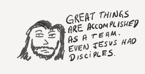cmcgee200's tweet photo. Oh lawd, so true. Great things are accomplished as a team and even Jesus had disciples. #atplc ⁦@SolutionTree⁩ ⁦@AnisaBusby⁩ #ICantDrawJesusWell https://t.co/1edqk6I9Jo