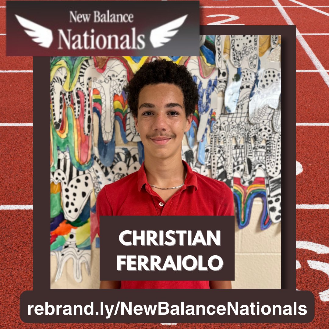 Check out our very own Christian Ferraiolo on June 13th @ 11:00 AM EST as he competes in the New Balance Nationals! We are rooting for you Christian! 👟 #rahwayrocks Click here to watch: rebrand.ly/NewBalanceNati…